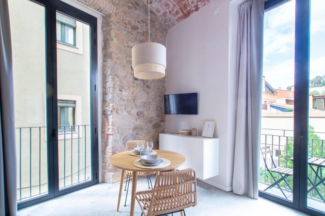 Caelus Boutique Studio Apartment Girona Bagian luar foto